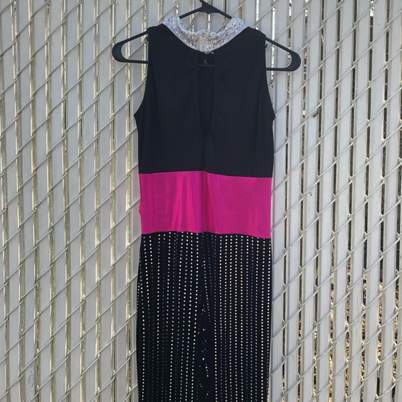 Black White Hot Pick Curtain Call Dance Costume - Picture 7 of 8